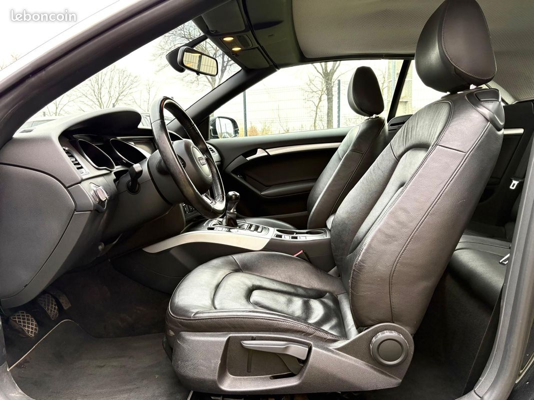 Audi A5 Cabriolet 1.8 L TFSi 170 ch BVM6 - Keyless Sièges Chauffants Cuir Bluetooth Capote Électrique - Suivie et Garantie 12 mois (image 7)