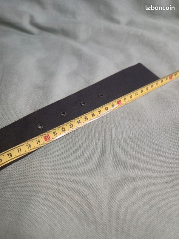 Ceinture en tissu noir (image 2)