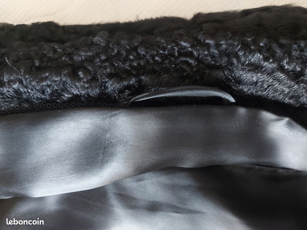 Manteau Astrakan col vison, jamais porté (image 5)
