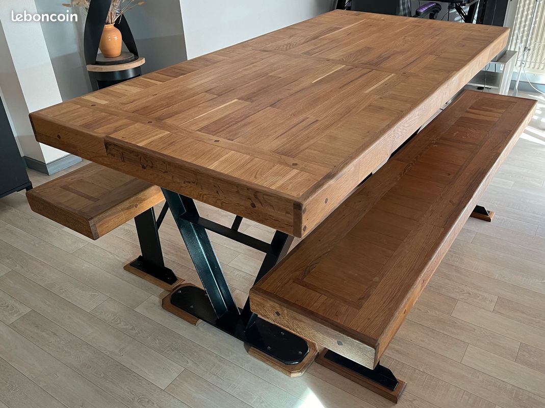 Table + bancs fait main (image 5)