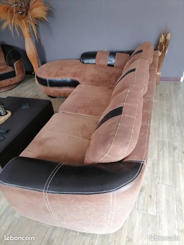 Canapé d'angle avec fauteuil (image 3)
