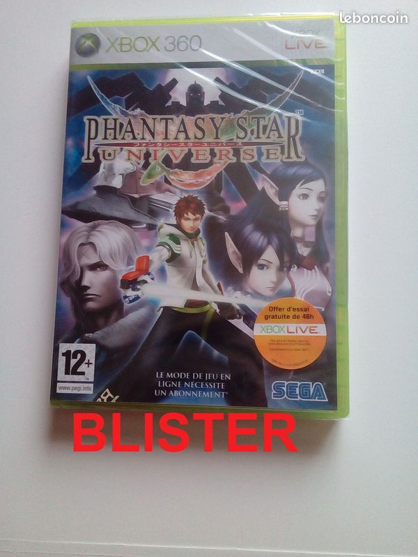 Phantasy Star Online Sur Xbox – Neuf Sous Blister, Jeu D'action/RPG