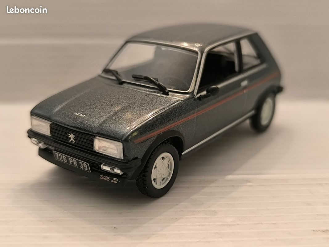 Miniature Polistil 1/43 Peugeot 104 Radio Taxi - Rare, Occasion, Métal