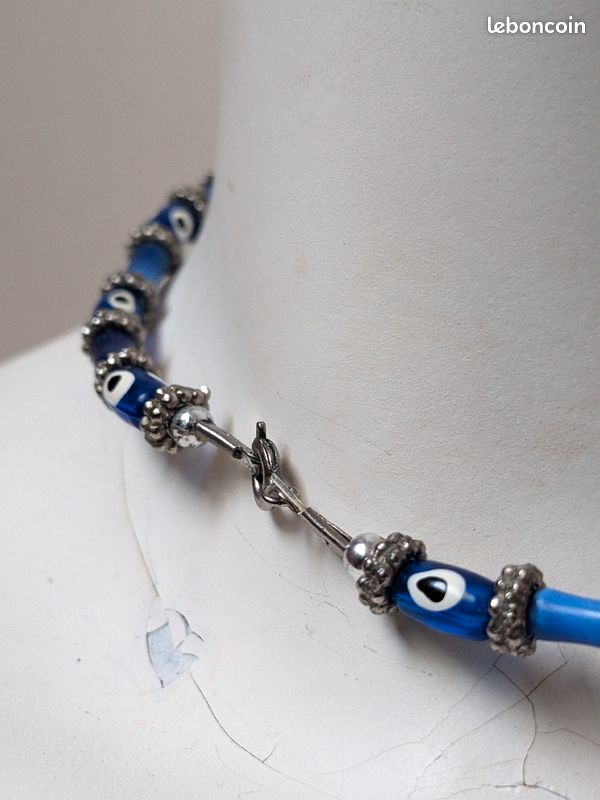 🧿🇹🇷 Bracelet et collier contre le mauvais oeil 🧿🇹🇷

L'œil turc, également appelé "œil bleu" ou "œil d'Horus", est une amulette d'origine turque utilisée depuis des siècles comme symbole de prote (image 3)