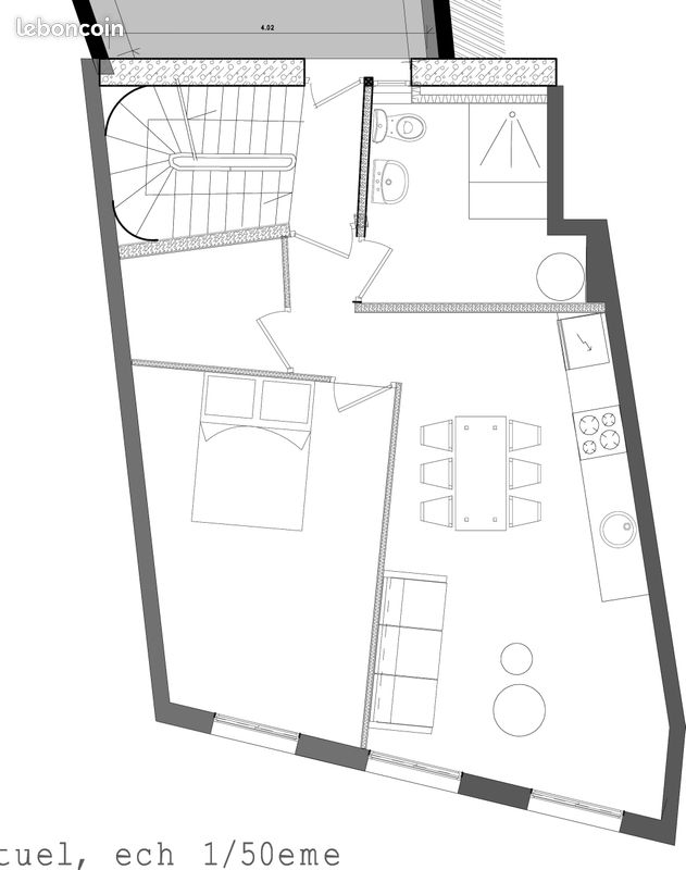Appartement 2 pièces 45 m² · à Rouen · 45 m² · 680 €