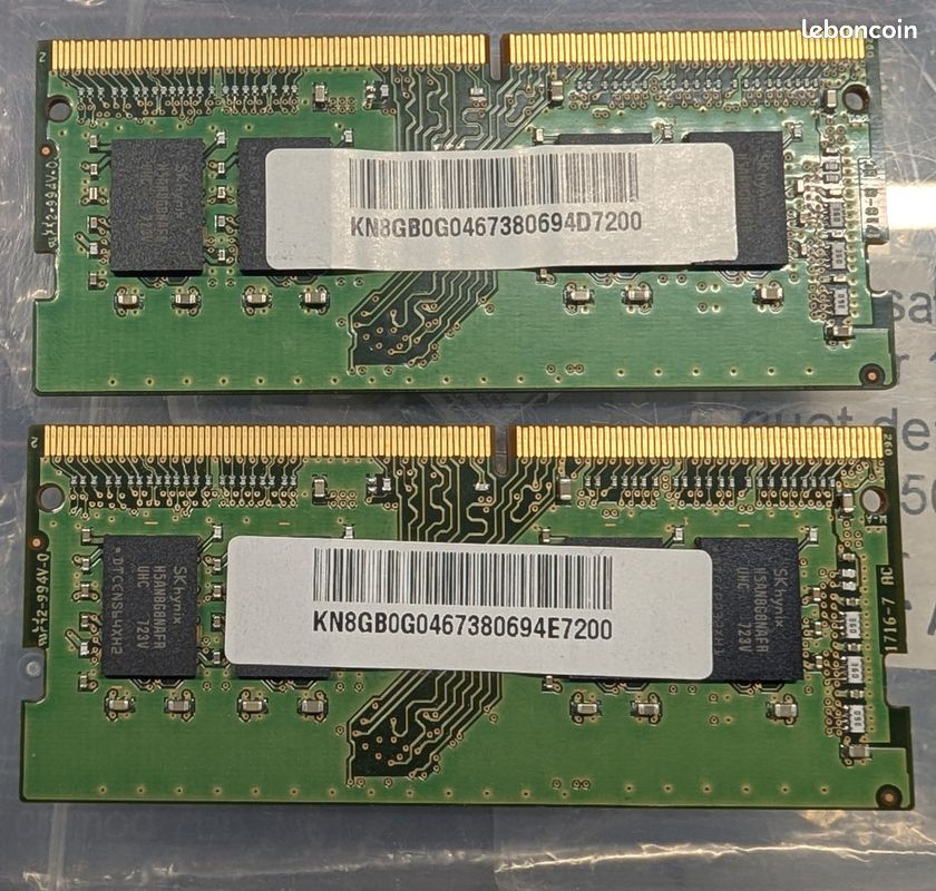 Barrette RAM Serveur HP 16Go DDR3 PC3-12800R ECC Registered - 1600 MHz - Réf. 672612-181 (Occasion)