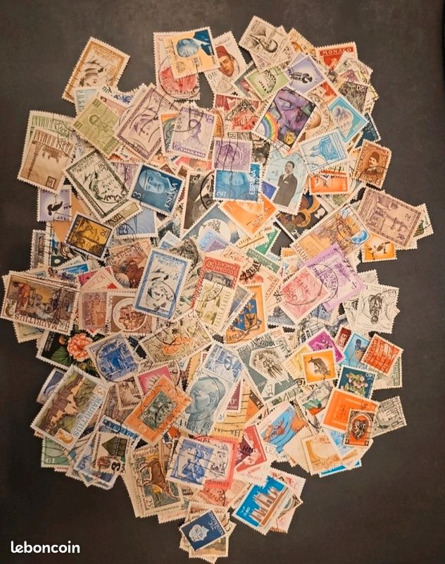 Lot 450t monde tous differents (lot1) (image 1)