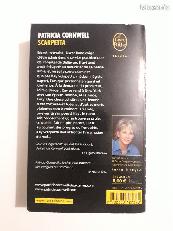 Livre - PATRICIA CORNWELL - Scarpetta (image 2)