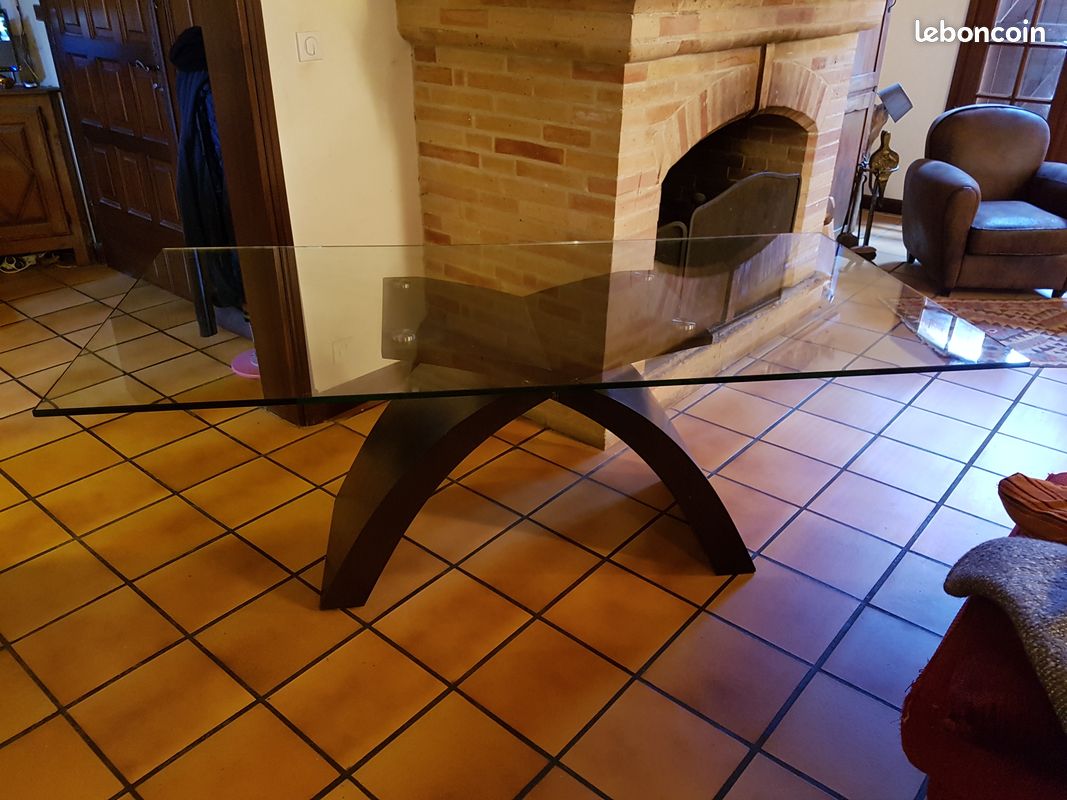Table verre trempé (image 1)