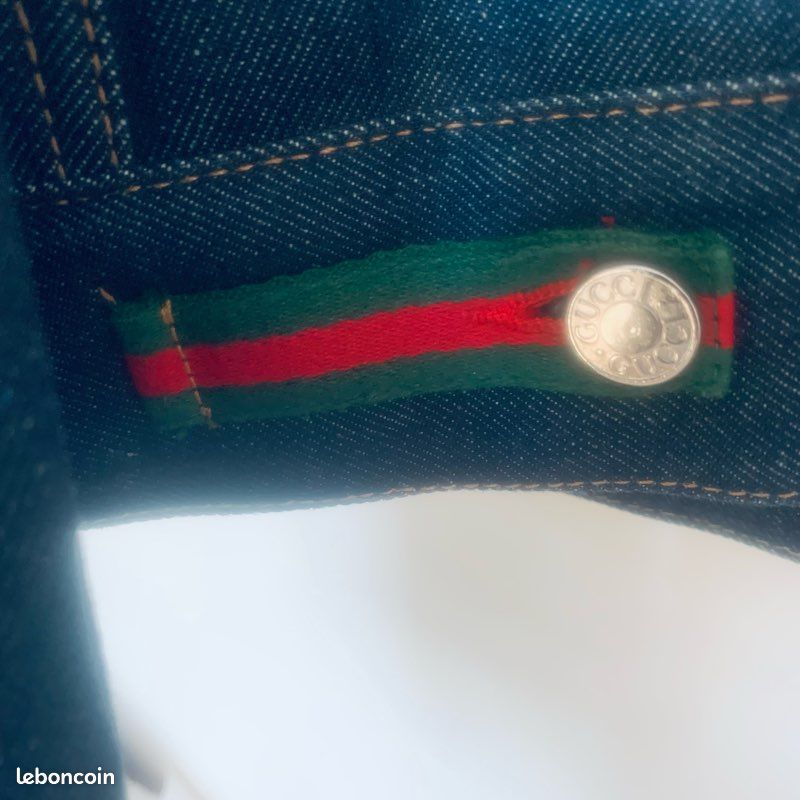 Blouson jean GUCCI ORIGINAL (image 6)