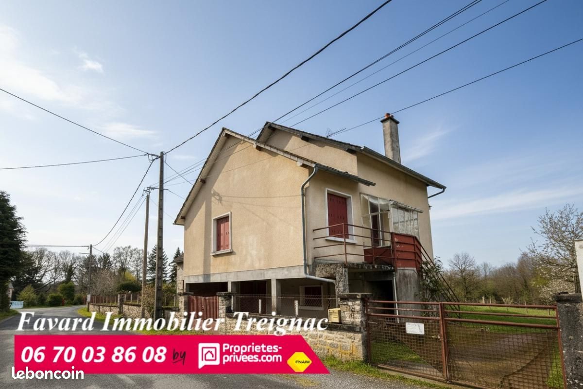 Maison 4 pièces 60 m² · à Chamberet · 60 m² · 56 000 €