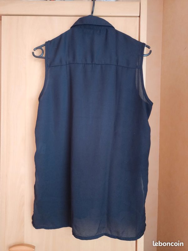 Chemisier Sans Manches Jennyfer - Taille 36 (S) - Occasion En Très Bon état - Style Décontracté