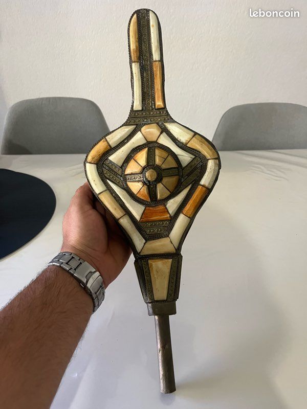 GRAND ET GROS Soufflet Pour Cheminée. Ancien. fait main - EUR 40,00 - FR