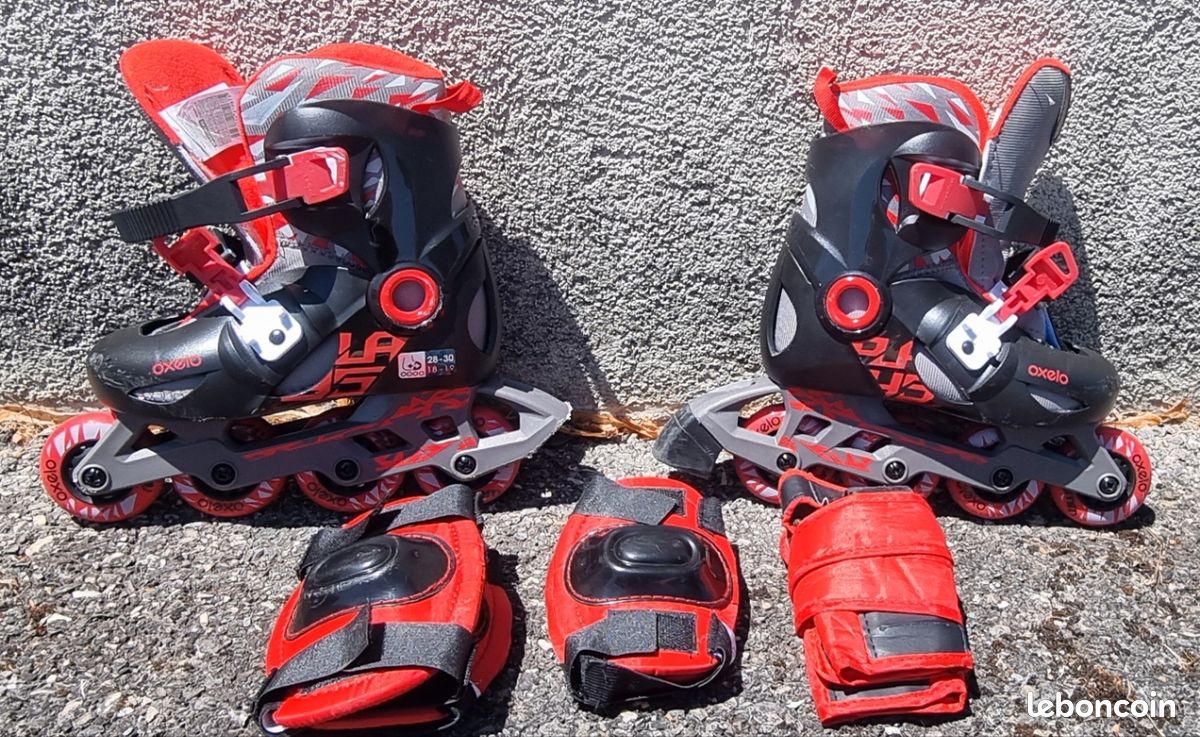 Roller enfant ajustable decathlon oxelo play5 Sport Plein air