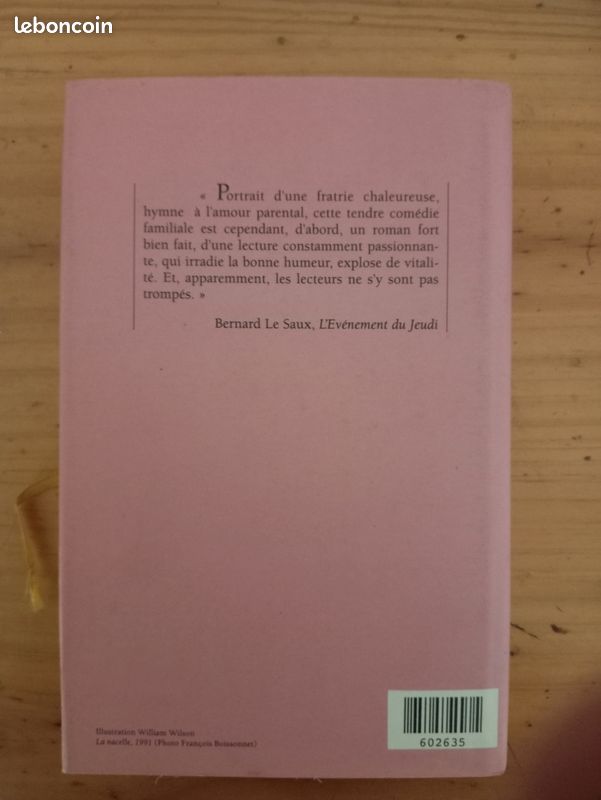 Livre - Le champ de personne - Daniel Picouly (image 3)