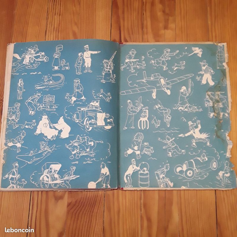 Tintin le sceptre d'ottokar B1 1947, édition originale couleur (image 2)