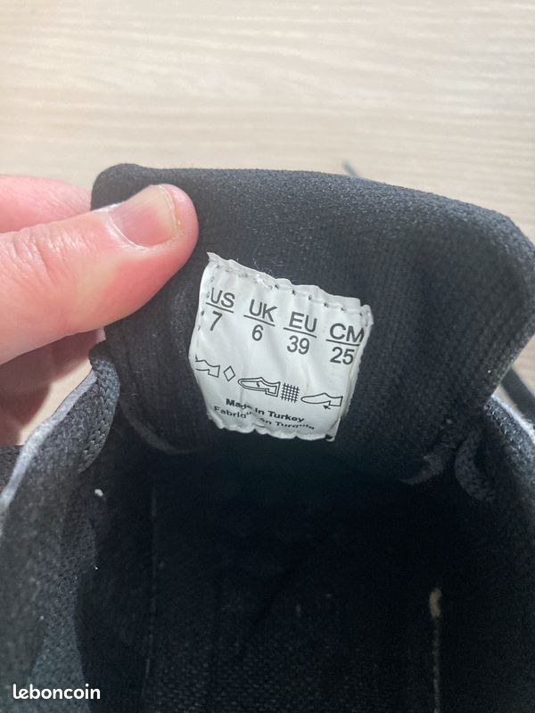 Sneakers basses noires lumineuses cash money taille 39 (image 4)