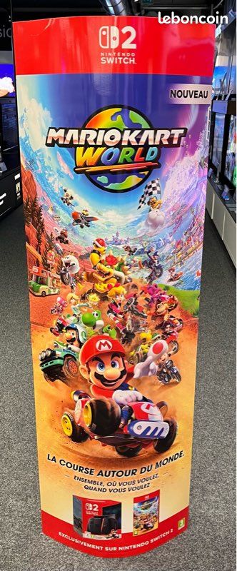 PLV Display Store N64 Mario Kart / Lylatwars #A FRA Très Bon état