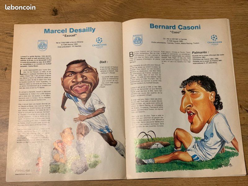 Livre vintage 1993 Olympique de Marseille (image 2)