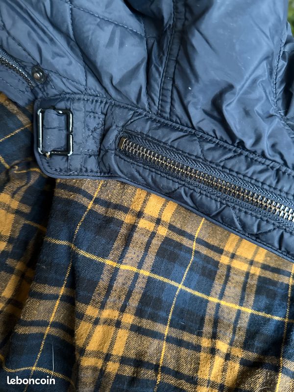 Veste Matelassée ZARA KIDS Fille - Taille 9-10 Ans - Style Jean Vieilli Bleu - Occasion En Très Bon état