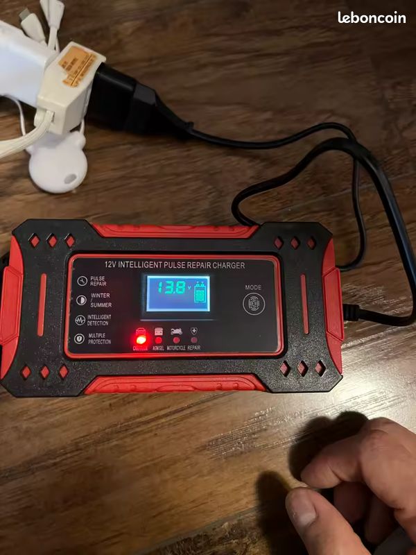 Chargeur de batterie intelligent 12V – 6A (image 3)
