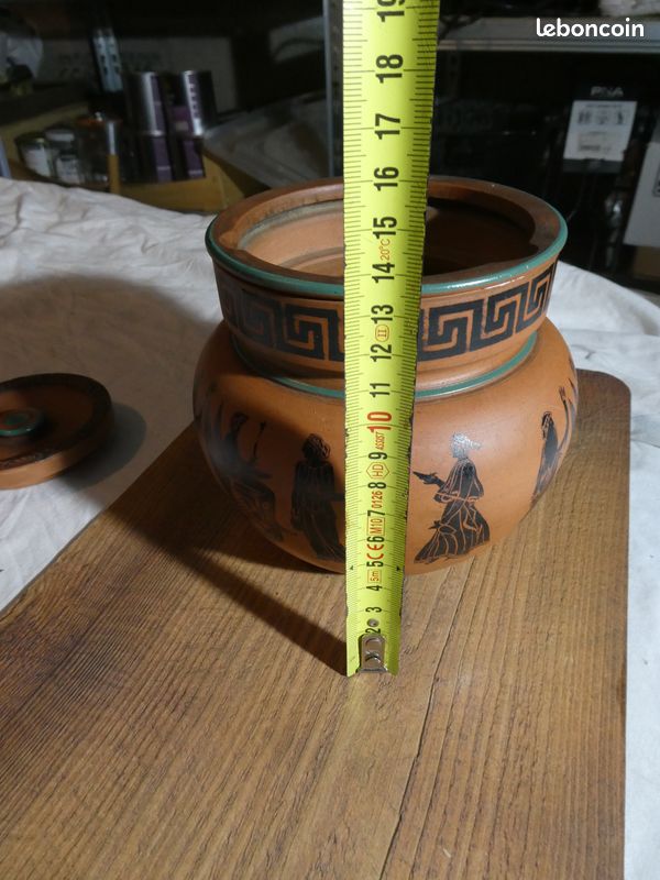 ENGLAND'S COMOYS, Rare pot à tabac (tobacco jar) vintage par Comoy's of  London
