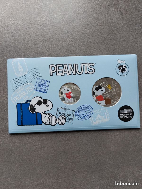 Pièce monnaie de Paris snoopy peanuts (image 3)