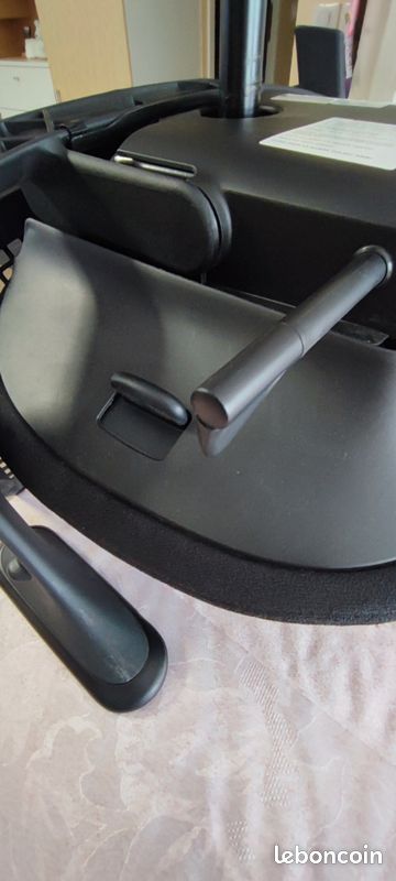 Coussinets D'Accoudoirs De Remplacement Pour Chaise Herman Miller Sayl | Paire, Vinyle Gris Clair | Fixes Ou Réglables