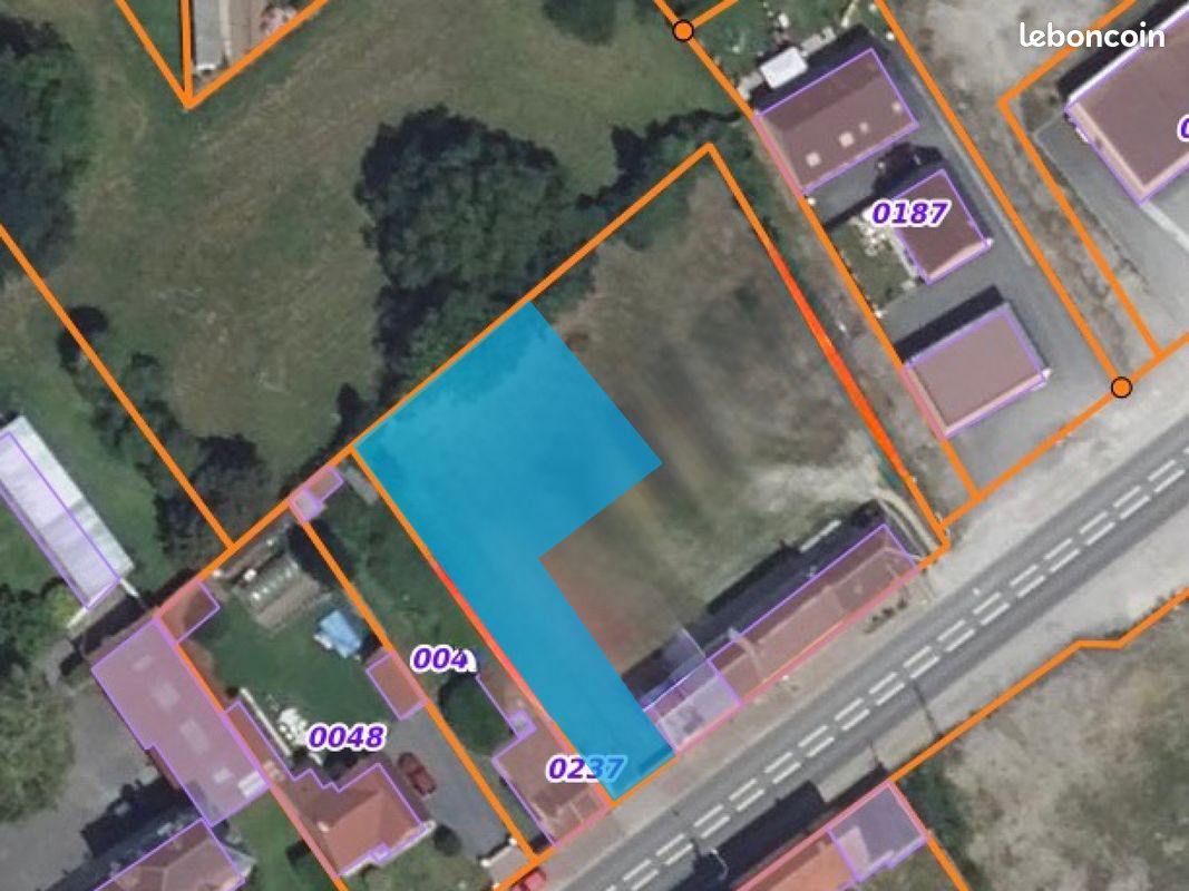 Terrain 650 m² · à Quevauvillers · 650 m² · 60 000 €