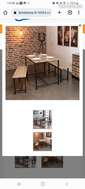 Table + bancs (image 2)