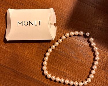 Collier de Perles MONET VINTAGE Montres Bijoux