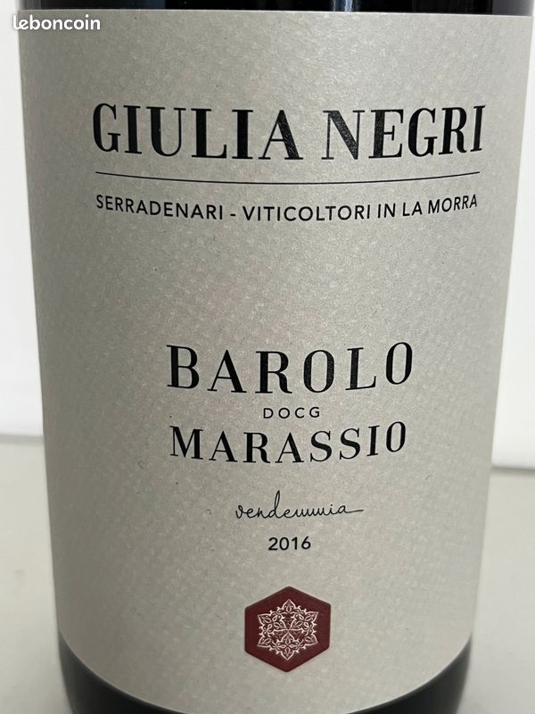 BAROLO DOCG MARASSIO 2016 de Giulia NEGRI (image 2)