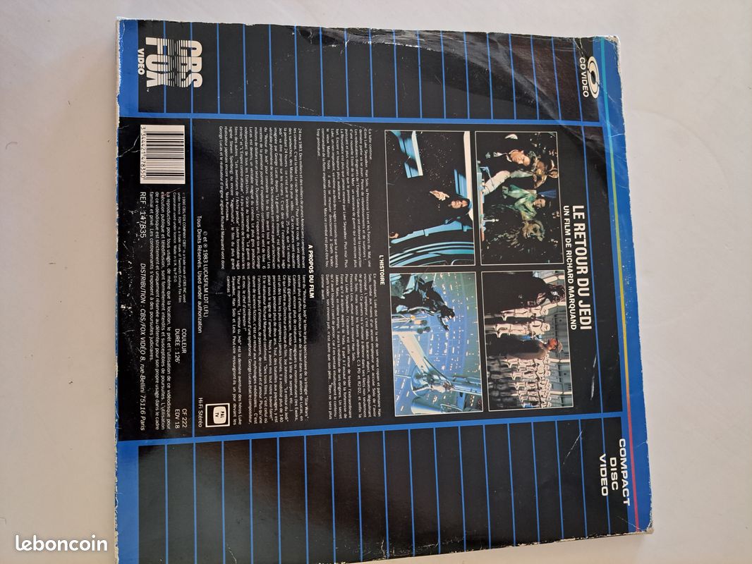Compact disc vidéo la guerre des étoiles (image 2)