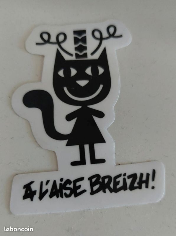 Autocollant sticker Bretagne A l'aise Breizh (image 1)