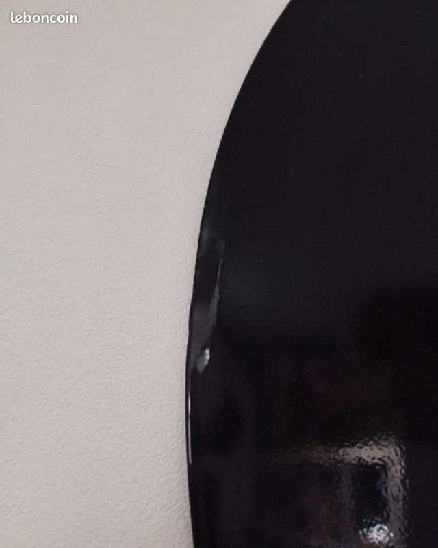 Tableau rond aimanté métal noir laqué Ikea (image 4)