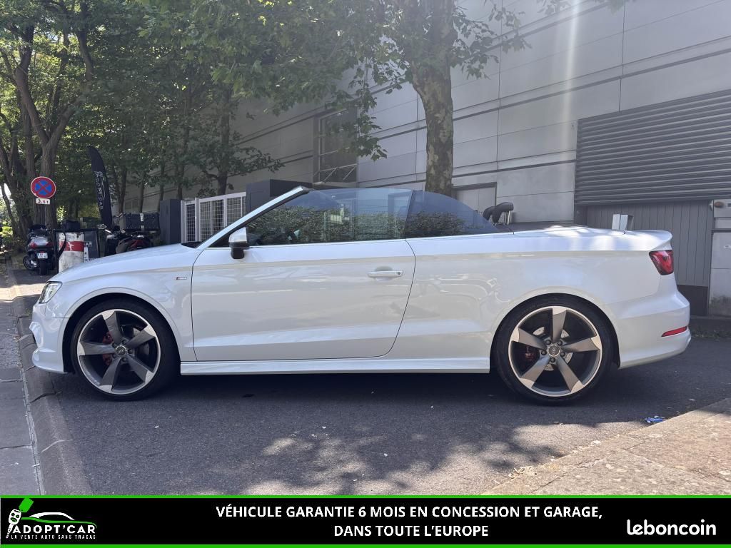 AUDI A3 Cabriolet 2.0 TDI - 150 - BV S-Tronic 8V CABRIOLET S Line (image 8)