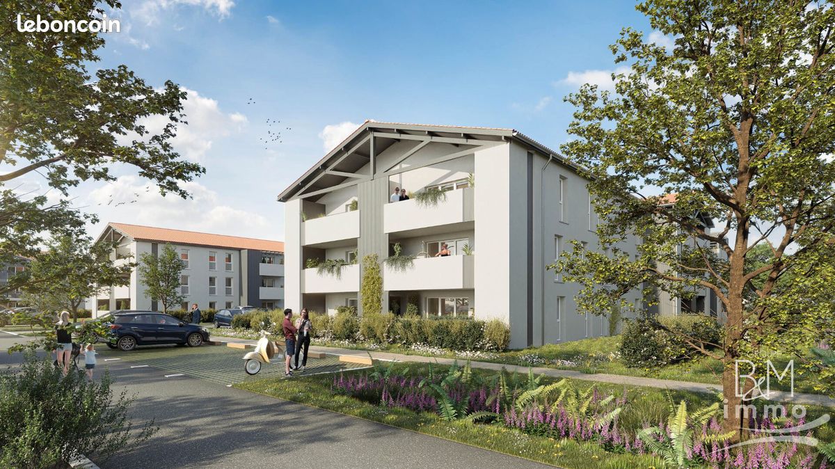 Appartement 2 pièces 42 m² · à Saint-Vincent-de-Tyrosse · 42 m² · 186 000 €