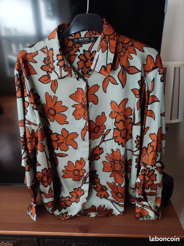 Chemise Haut Orange Femme Zara Chemise Orange Zara Chemise Zara En