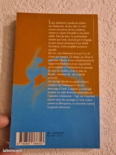 [Livre] L'agir adolescent - Bon état (image 2)