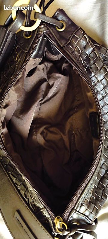 Sac Lancel en Cuir Tressé Porté Epaule ou Main (image 9)