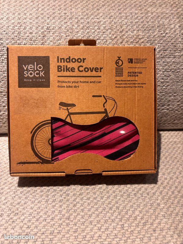 Velo Sock Housse de vélo unisexe Motif camouflage Noir/rose Taille unique