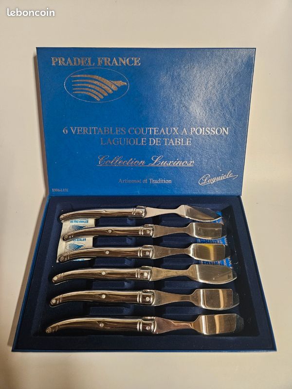 Coffret De 3 Couteaux Prestige Pradel Laguiole Avec Etui Etat Tenu