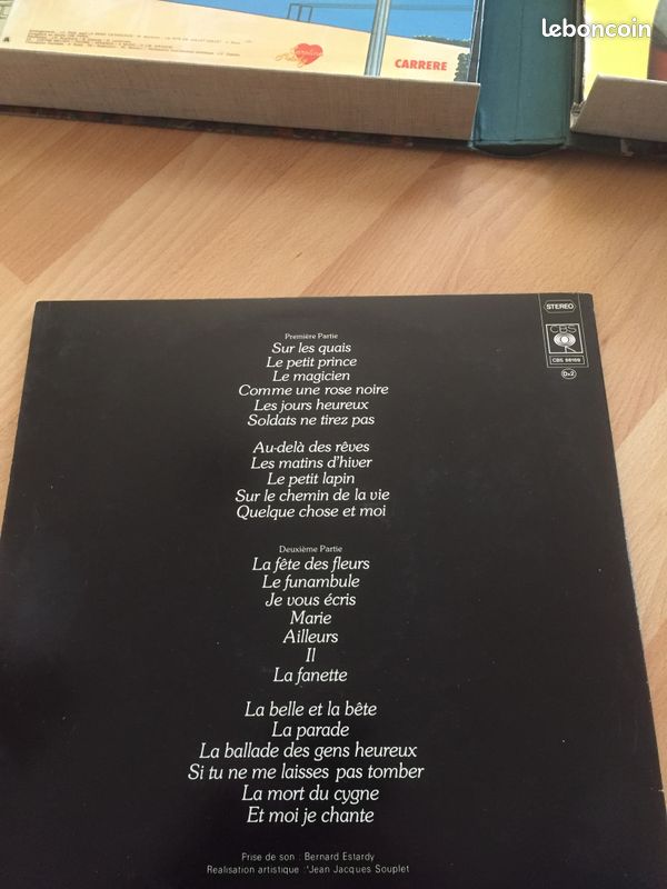 3 disques 33 tours et 2 disques 45 tours GÉRARD LENORMAND (image 4)