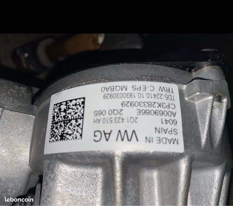 Colonne direction Volkswagen Polo 6 Réf: 201909144F / 2Q1423510AH / 2Q1423510AH (image 2)