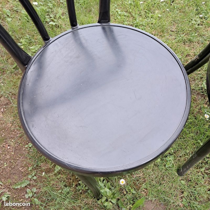 2 Chaises laqué noir (image 2)
