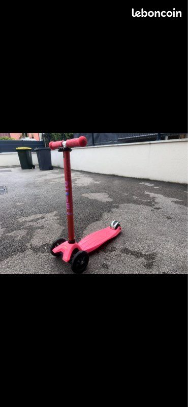 Lamborghini Trottinette Pliable pour Enfants - 3 à 6 ans - Orange
