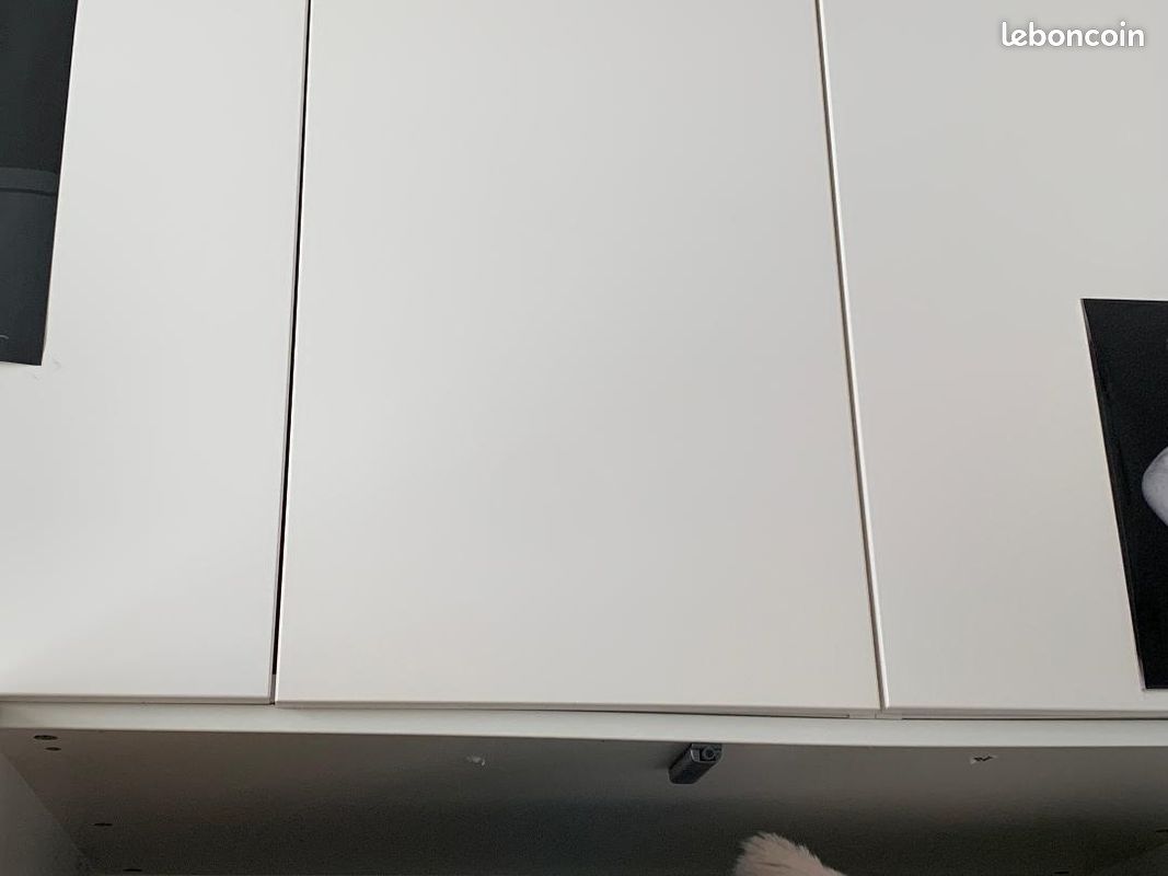 Placard pax ikea mélaminé blanc (image 3)