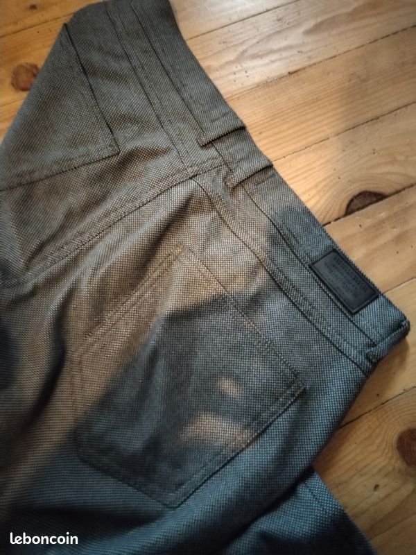 Pantalon Chino Zara Homme Taille 42 (W32) | Gris - Occasion Très Bon état