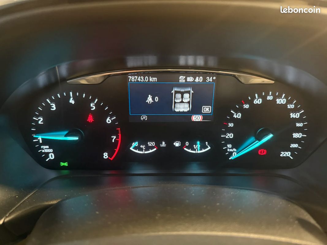 FORD Fiesta 1.0 100ch Titanium - 2019 - Suivi complet - CARPLAY - Bon état général (image 10)