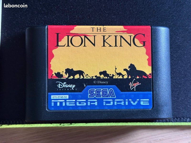 Console Megadrive II et Le Roi Lion en boîte - MD - Console Occasion Pas Cher